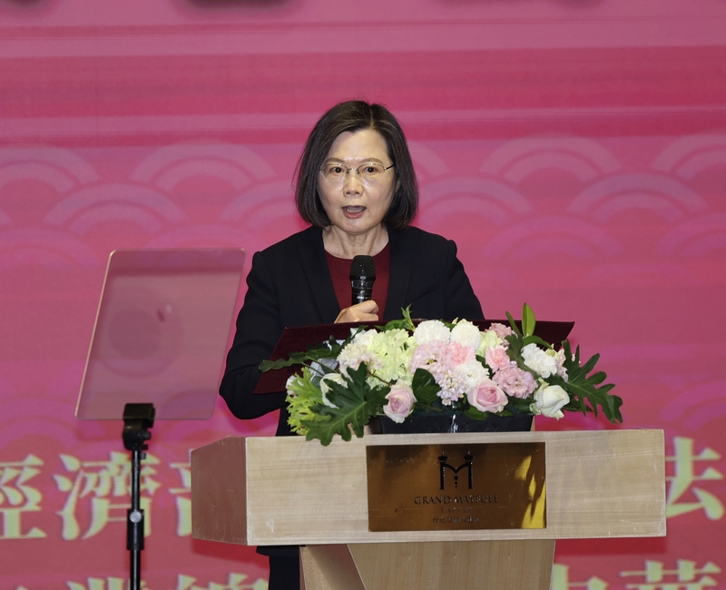 Tsai: Ang Taiwan ay susuportahan ang business development para palakasin ang ekonomiya