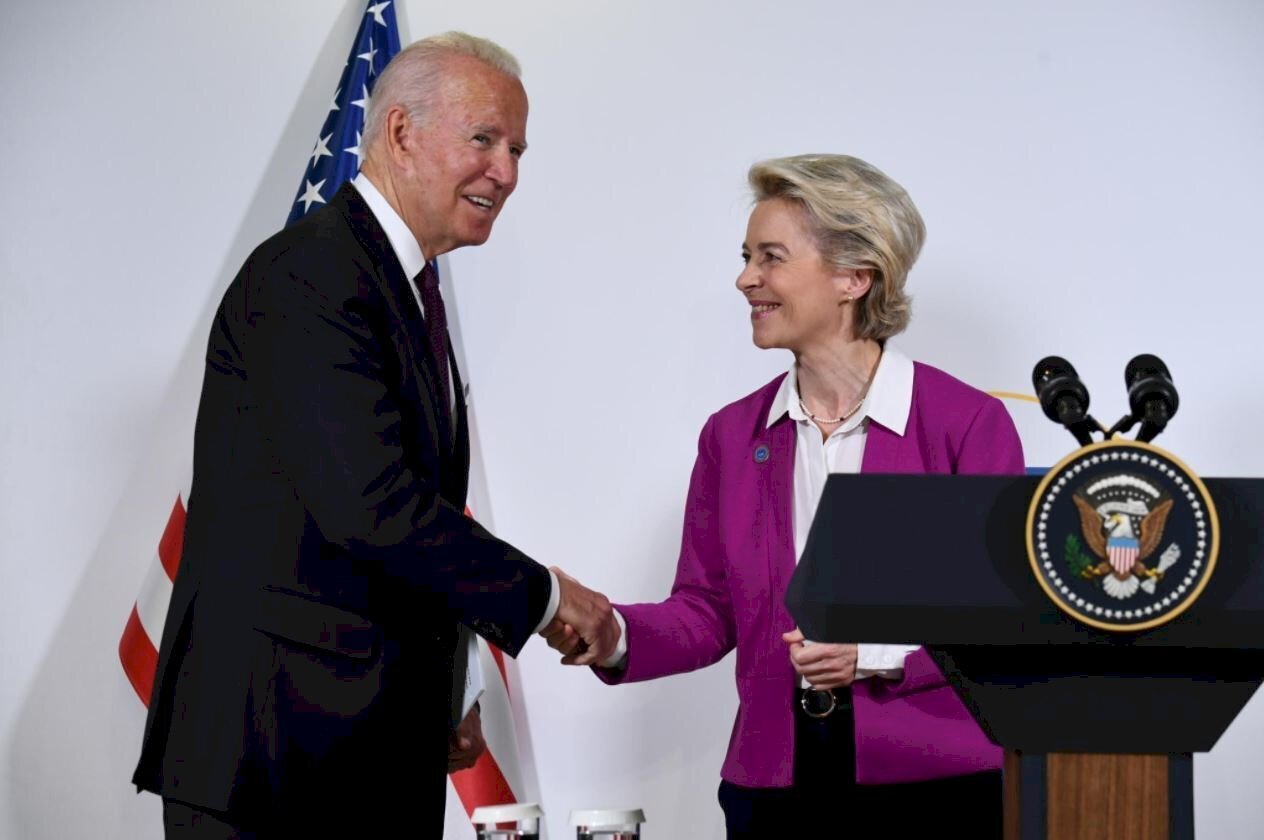 Umaasa sina Biden at von der Leyen sa kahalagahan ng pagpapanatili ng kapayapaan sa Taiwan Strait