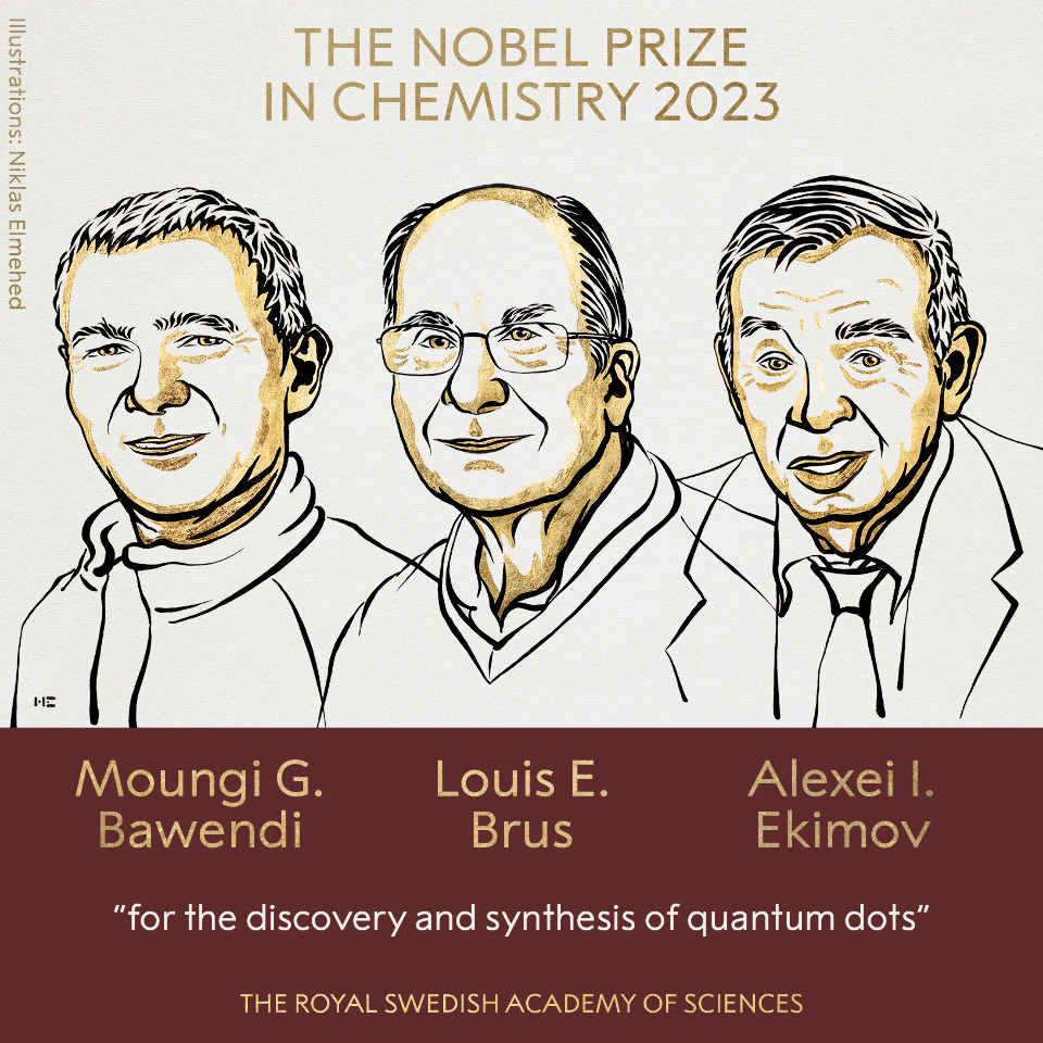 Pinarangalan ng 2023 Nobel Prize sa Chemistry ang 3 siyentipiko para sa kanilang mga kontribusyon sa nanoscience