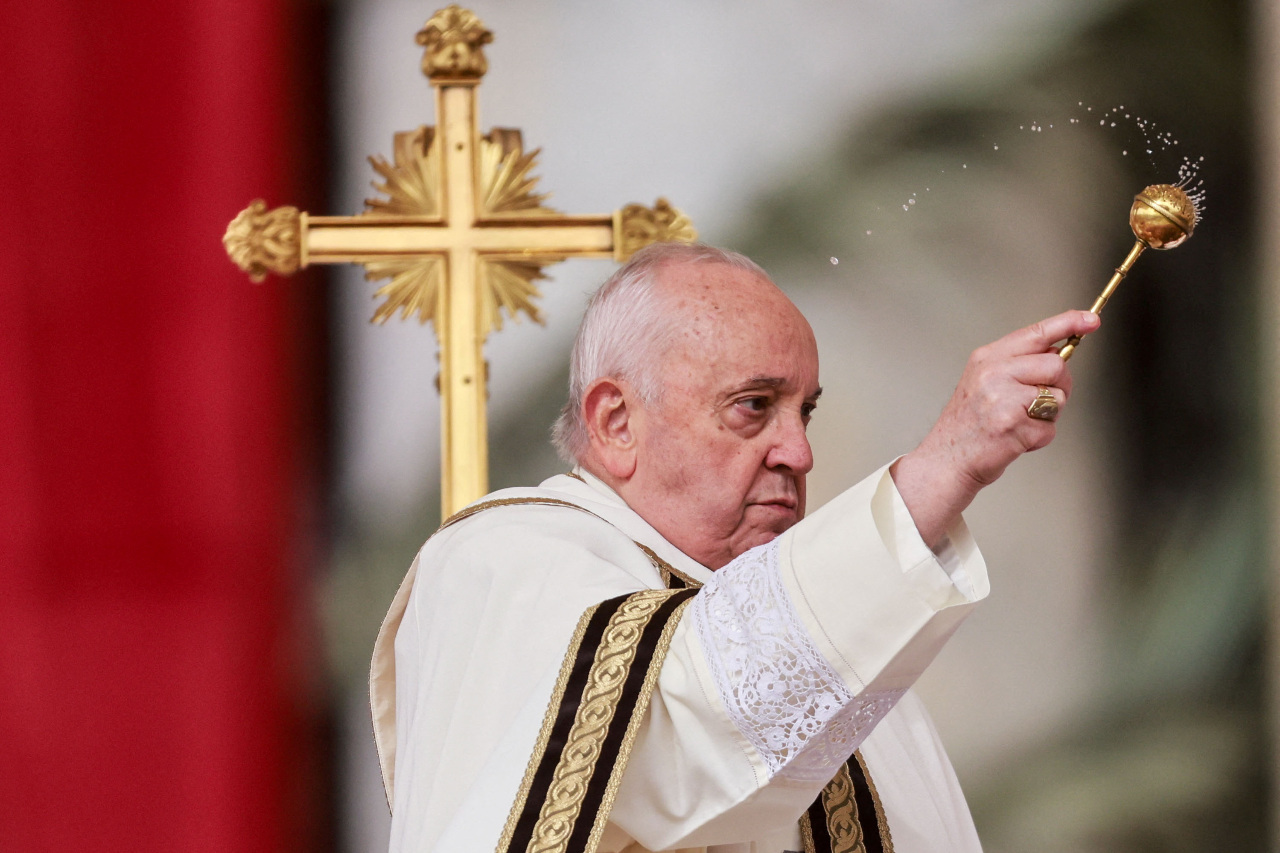 Nanawagan si Pope na itigil ang putukan sa Gaza, at palayain ang mga bihag nung Easter Sunday