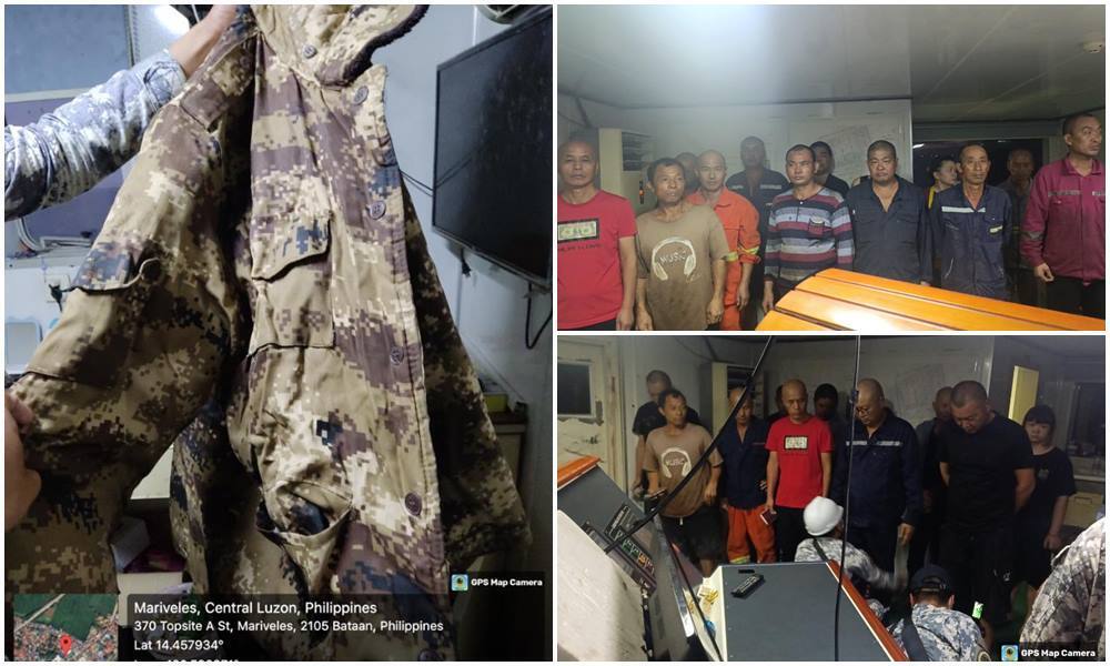 Philippine Coast Guard Nagsagawa ng Pagsusuri sa Dredger at Nahuli ang 13 Chinese Crew Members, Natagpuan ang Hinihinalang Military Uniform ng People's Liberation Army