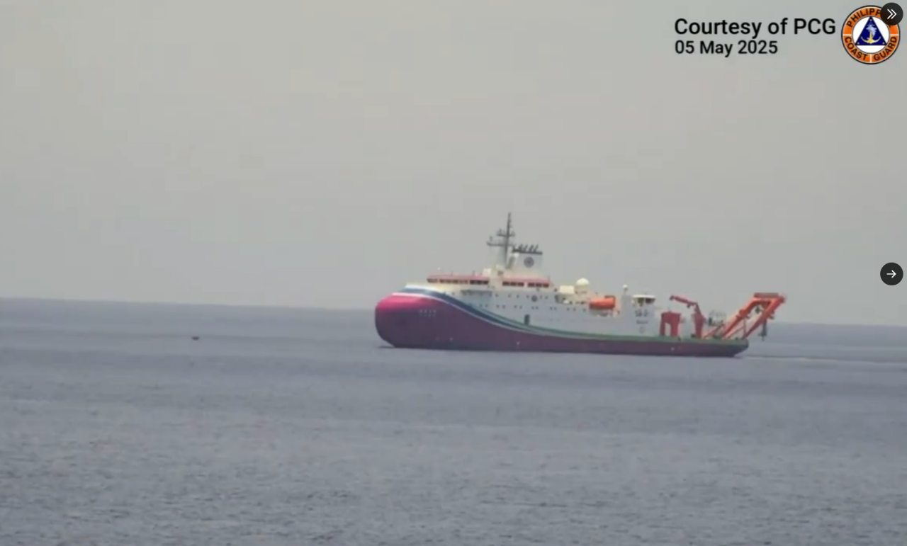 Chinese Research Vessel Appears in Northern Philippine Waters, Suspected of Preparing for Submarine Deployment